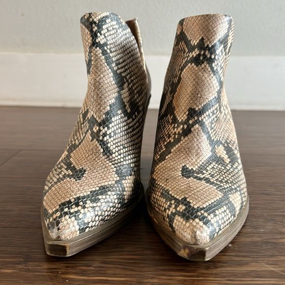Vince Camuto - faux snake skin bootie - Picture 2 of 9